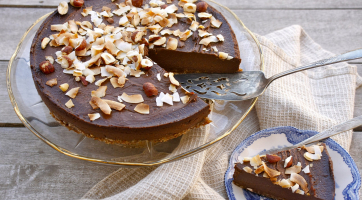 Carob Hazelnut Cheesecake