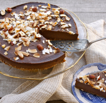 Carob Hazelnut Cheesecake