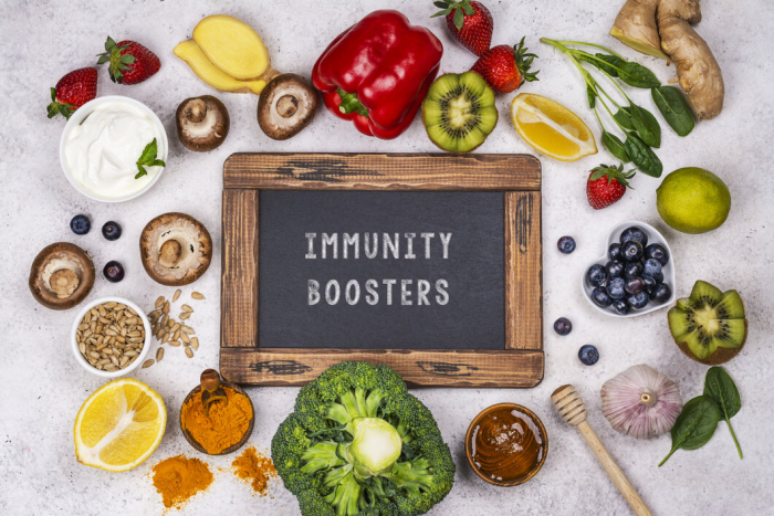 Photo of immunity boosting foods and herbs