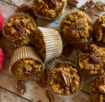 Sweet Potato Pecan Muffins